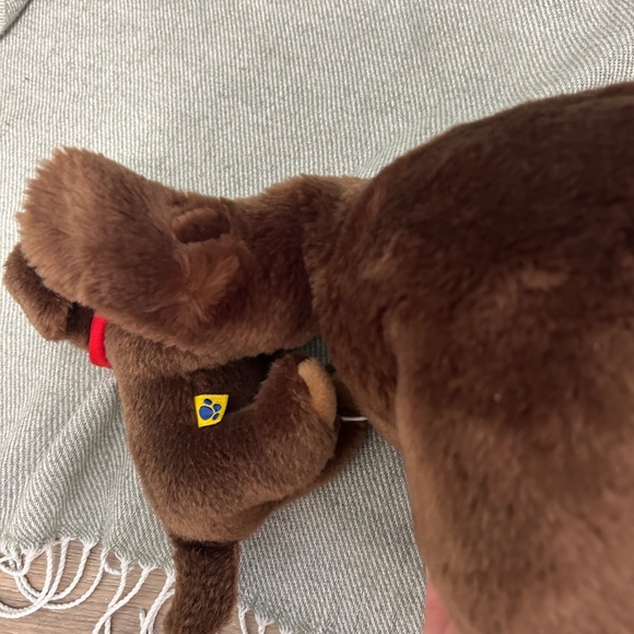 Build-A-Bear 2012 Kennel Pals Brown Labrador with Puppy - Picture 10 of 11